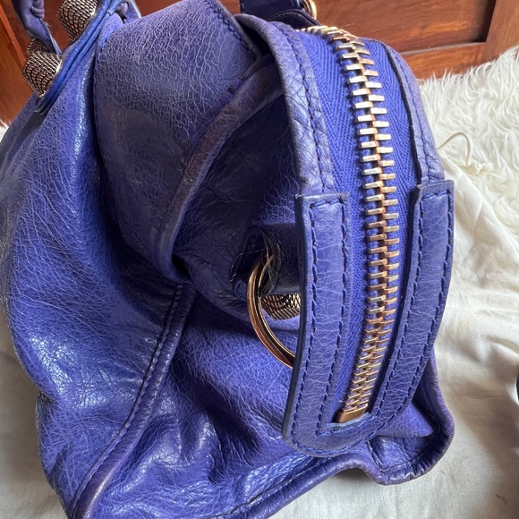 Price Firm - Authentic Balenciaga Giant Part Time in Bleu Lavande Lambskin - Picture 9 of 16